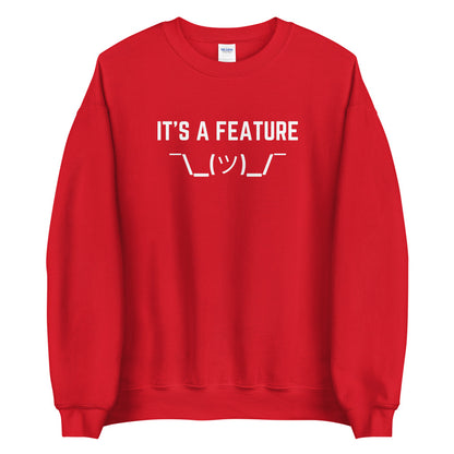 "IT'S A FEATURE" Sweatshirt The Developer Shop