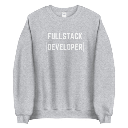 "FULLSTACK DEVELOPER" Dark Sweatshirt The Developer Shop