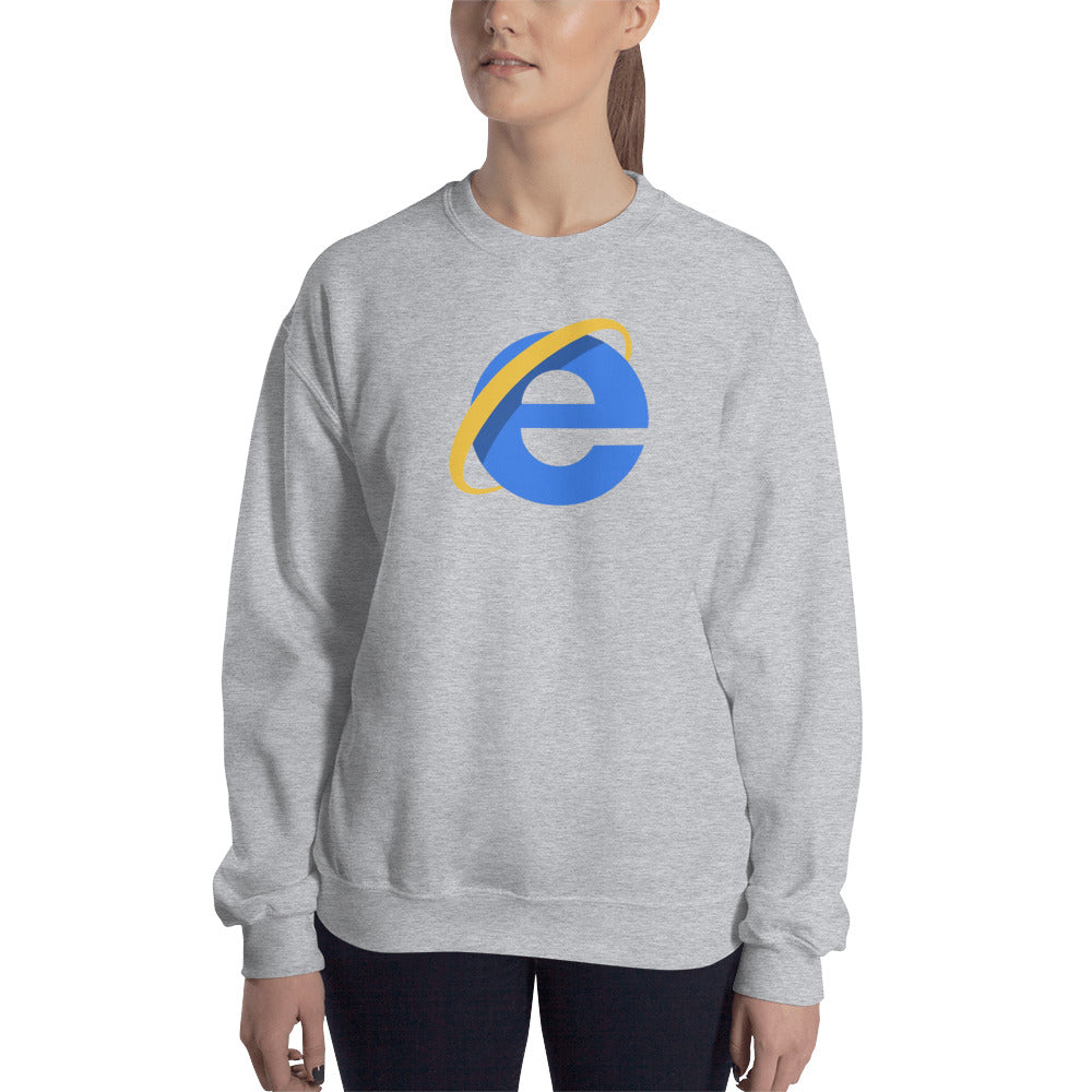 "INTERNET EXPLORER" Sweatshirt The Developer Shop