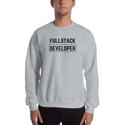 "FULLSTACK DEVELOPER" Light Sweatshirt The Developer Shop