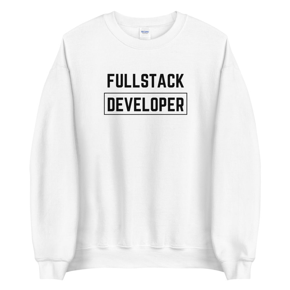 "FULLSTACK DEVELOPER" Light Sweatshirt The Developer Shop