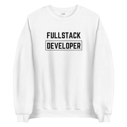 "FULLSTACK DEVELOPER" Light Sweatshirt The Developer Shop