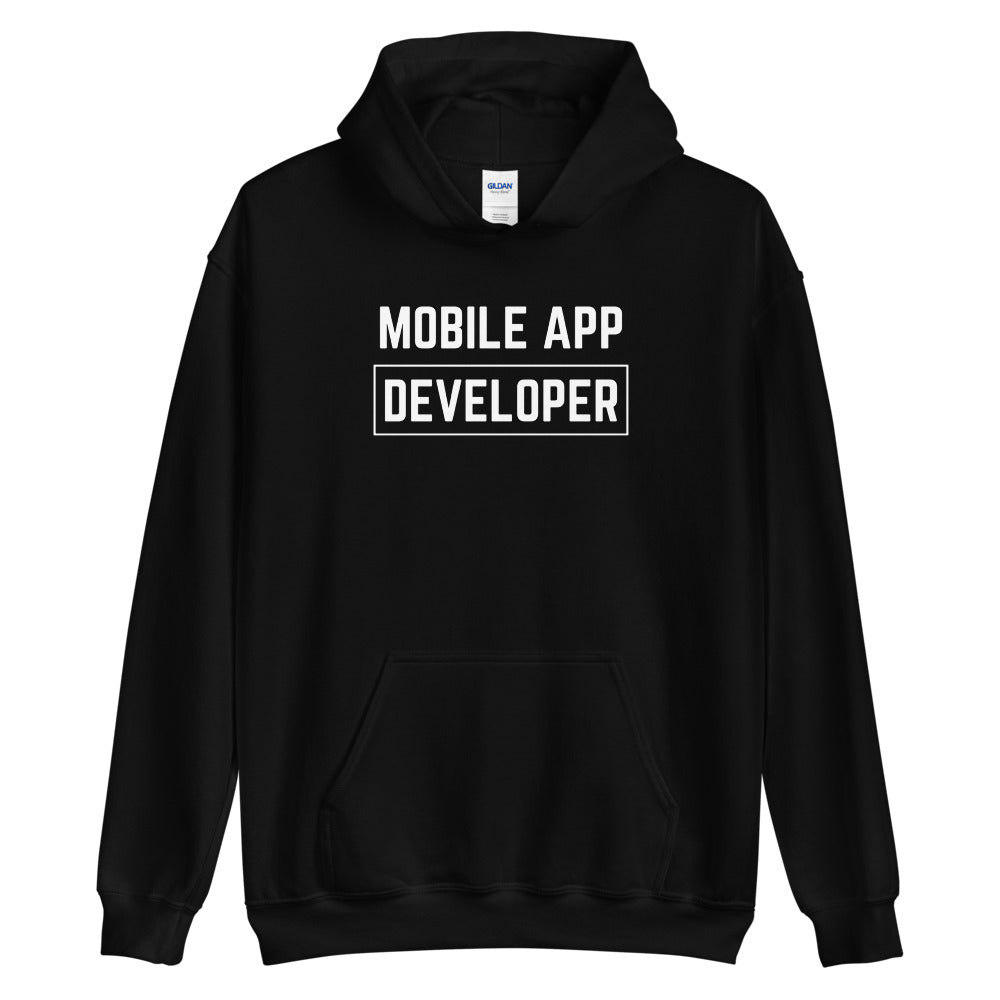 "MOBILE APP DEVELOPER" Dark Hoodie The Developer Shop