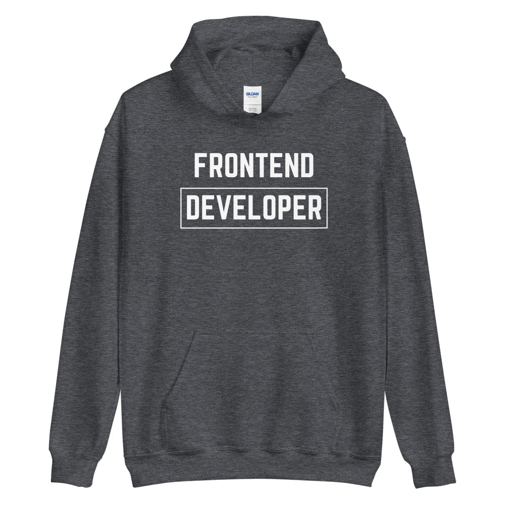 "FRONTEND DEVELOPER" Dark Hoodie The Developer Shop