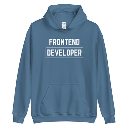 "FRONTEND DEVELOPER" Dark Hoodie The Developer Shop