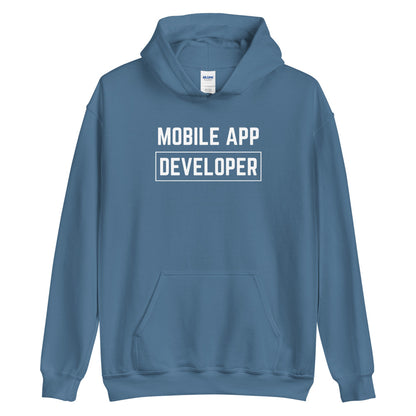 "MOBILE APP DEVELOPER" Dark Hoodie The Developer Shop