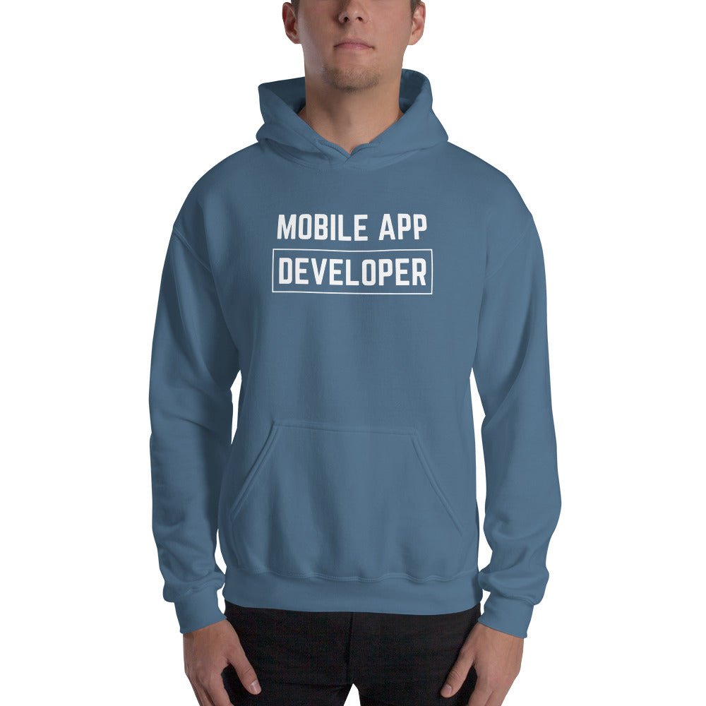 "MOBILE APP DEVELOPER" Dark Hoodie The Developer Shop