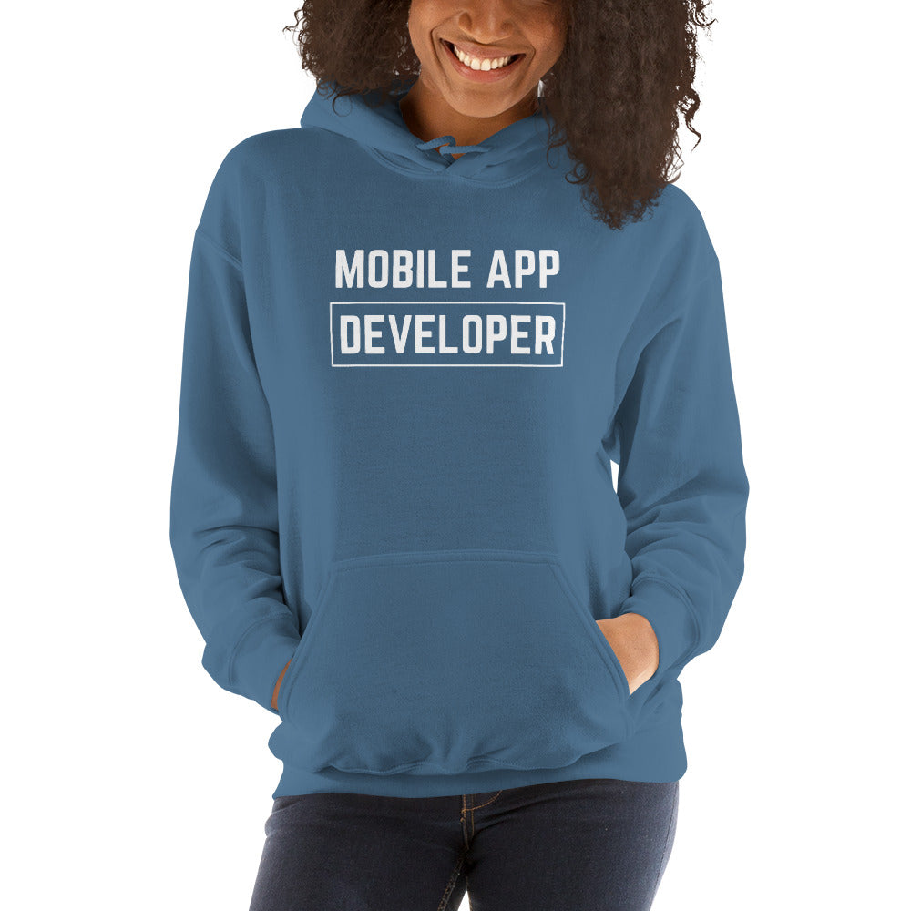 "MOBILE APP DEVELOPER" Dark Hoodie The Developer Shop