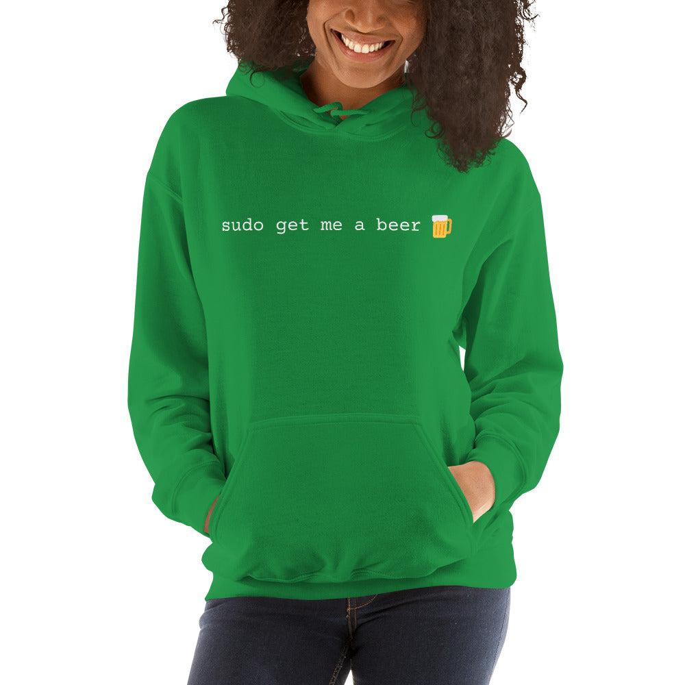 "SUDO GET ME A BEER" Hoodie The Developer Shop