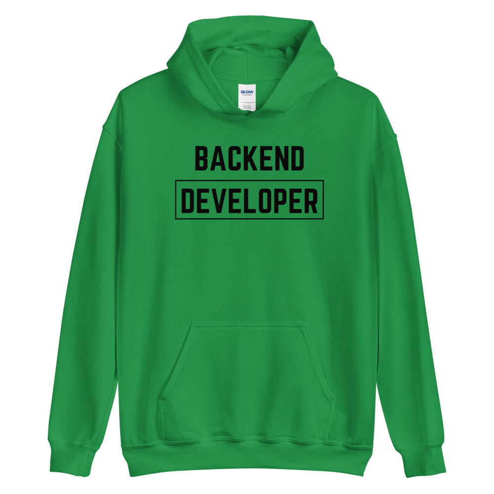 "BACKEND DEVELOPER" Light Hoodie The Developer Shop