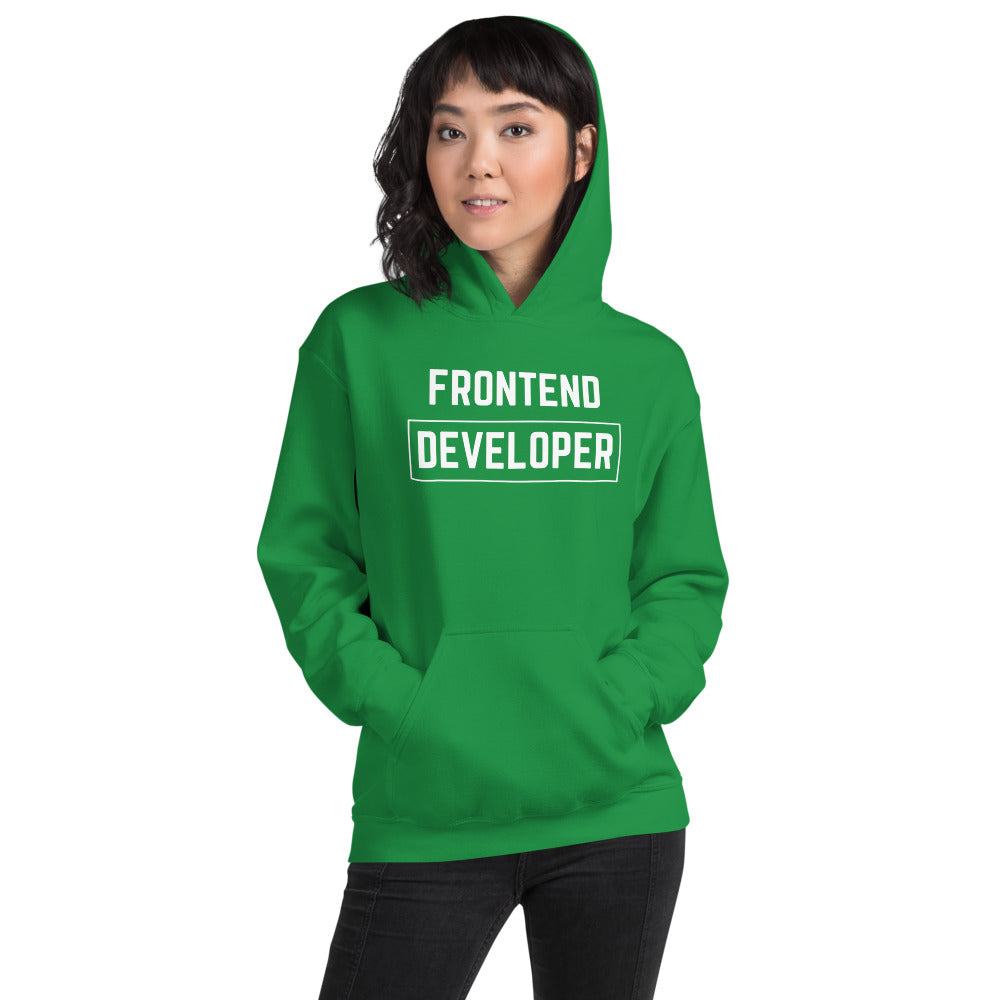 "FRONTEND DEVELOPER" Dark Hoodie The Developer Shop