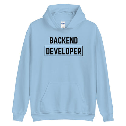 "BACKEND DEVELOPER" Light Hoodie The Developer Shop