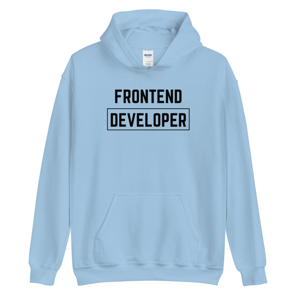 "FRONTEND DEVELOPER" Light Hoodie The Developer Shop