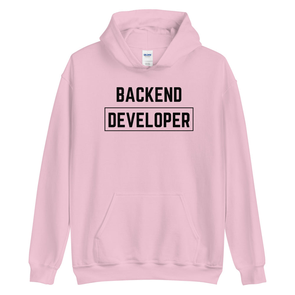 "BACKEND DEVELOPER" Light Hoodie The Developer Shop