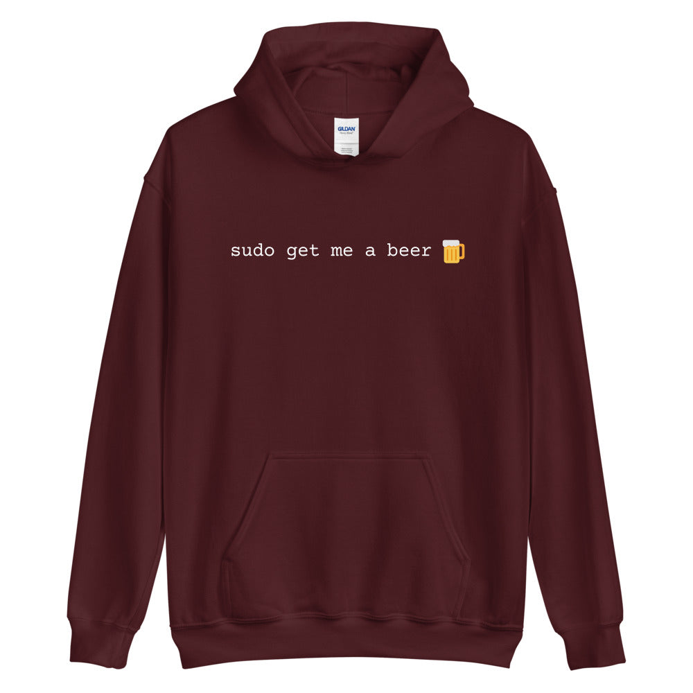 "SUDO GET ME A BEER" Hoodie The Developer Shop