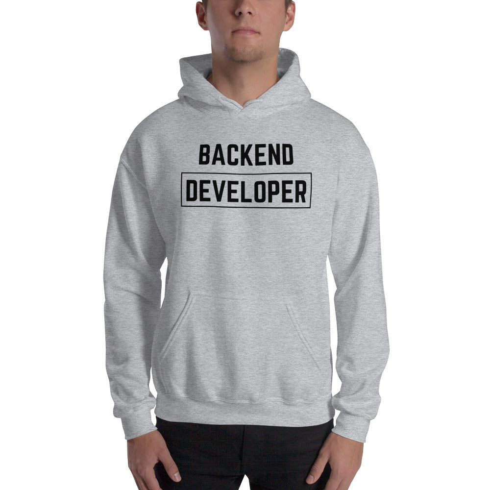 "BACKEND DEVELOPER" Light Hoodie The Developer Shop