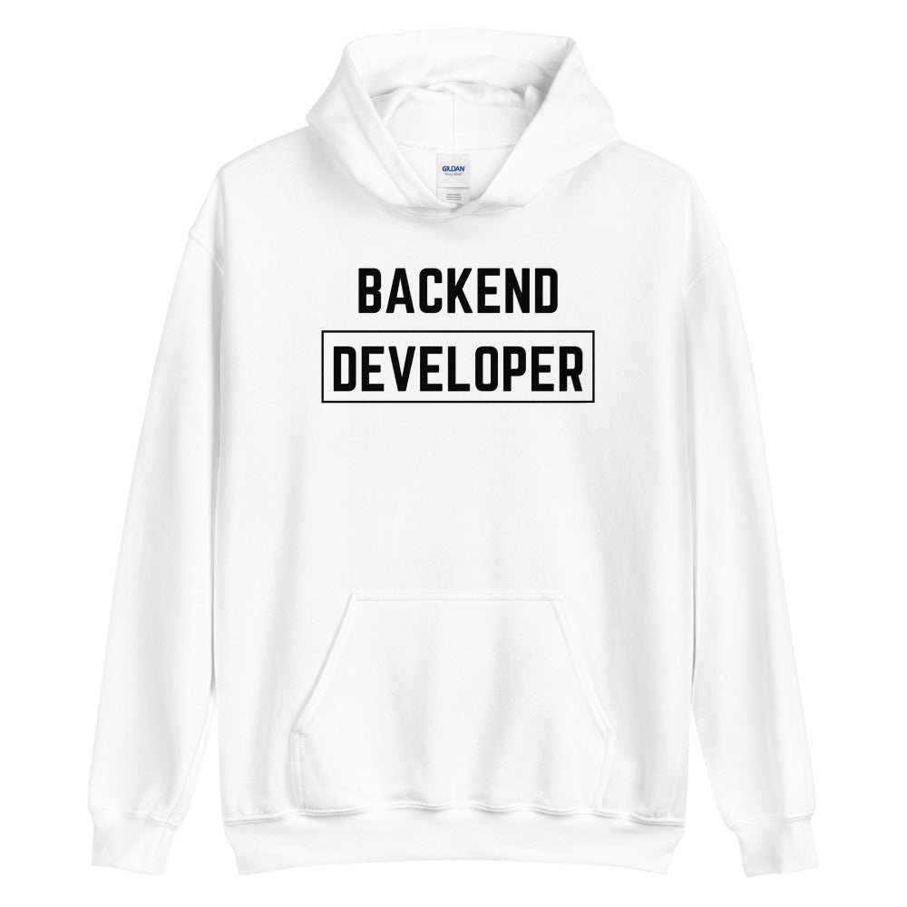 "BACKEND DEVELOPER" Light Hoodie The Developer Shop