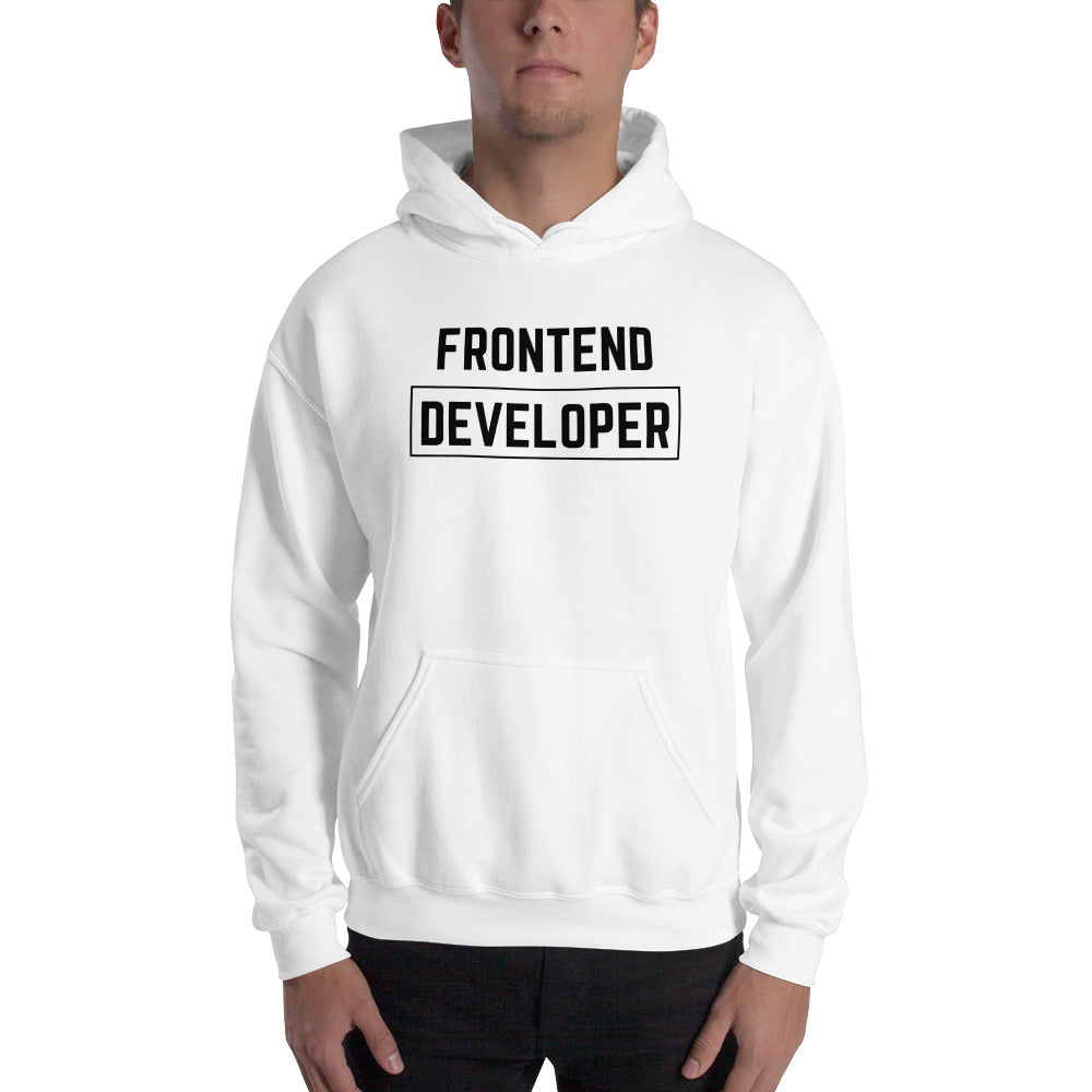 "FRONTEND DEVELOPER" Light Hoodie The Developer Shop