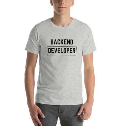 "BACKEND DEVELOPER" Light T-Shirt The Developer Shop