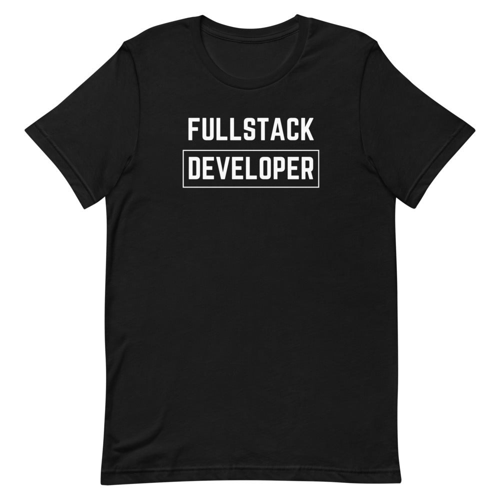 "FULLSTACK DEVELOPER" Dark T-Shirt The Developer Shop