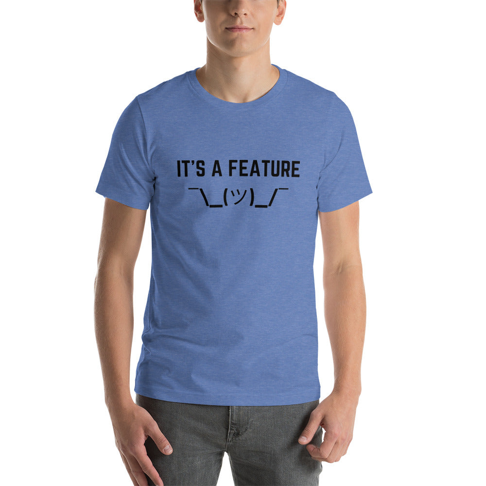 "IT'S A FEATURE" Light T-Shirt The Developer Shop