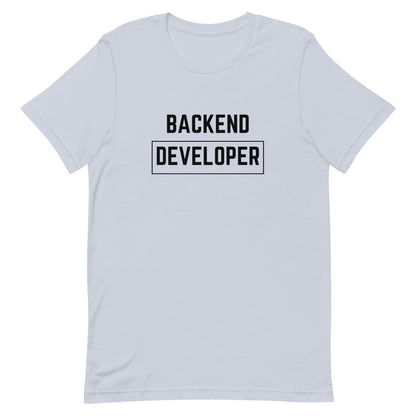 "BACKEND DEVELOPER" Light T-Shirt The Developer Shop