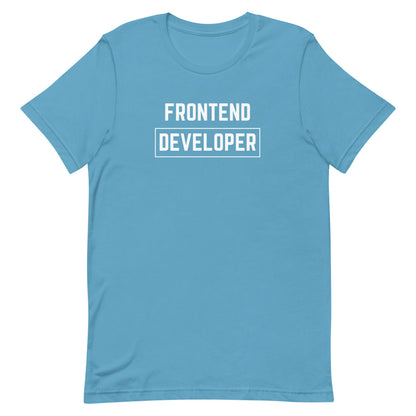 "FRONTEND DEVELOPER" Dark T-Shirt The Developer Shop