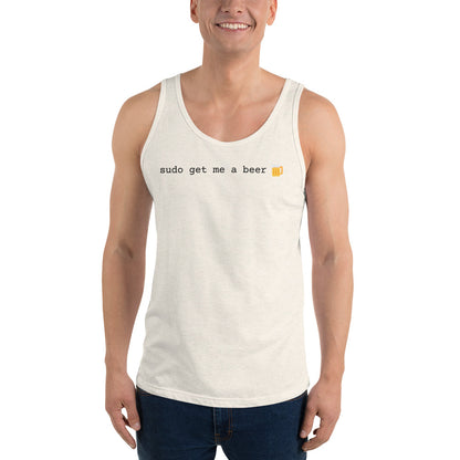 "SUDO GET ME A BEER" Unisex Tank Top The Developer Shop