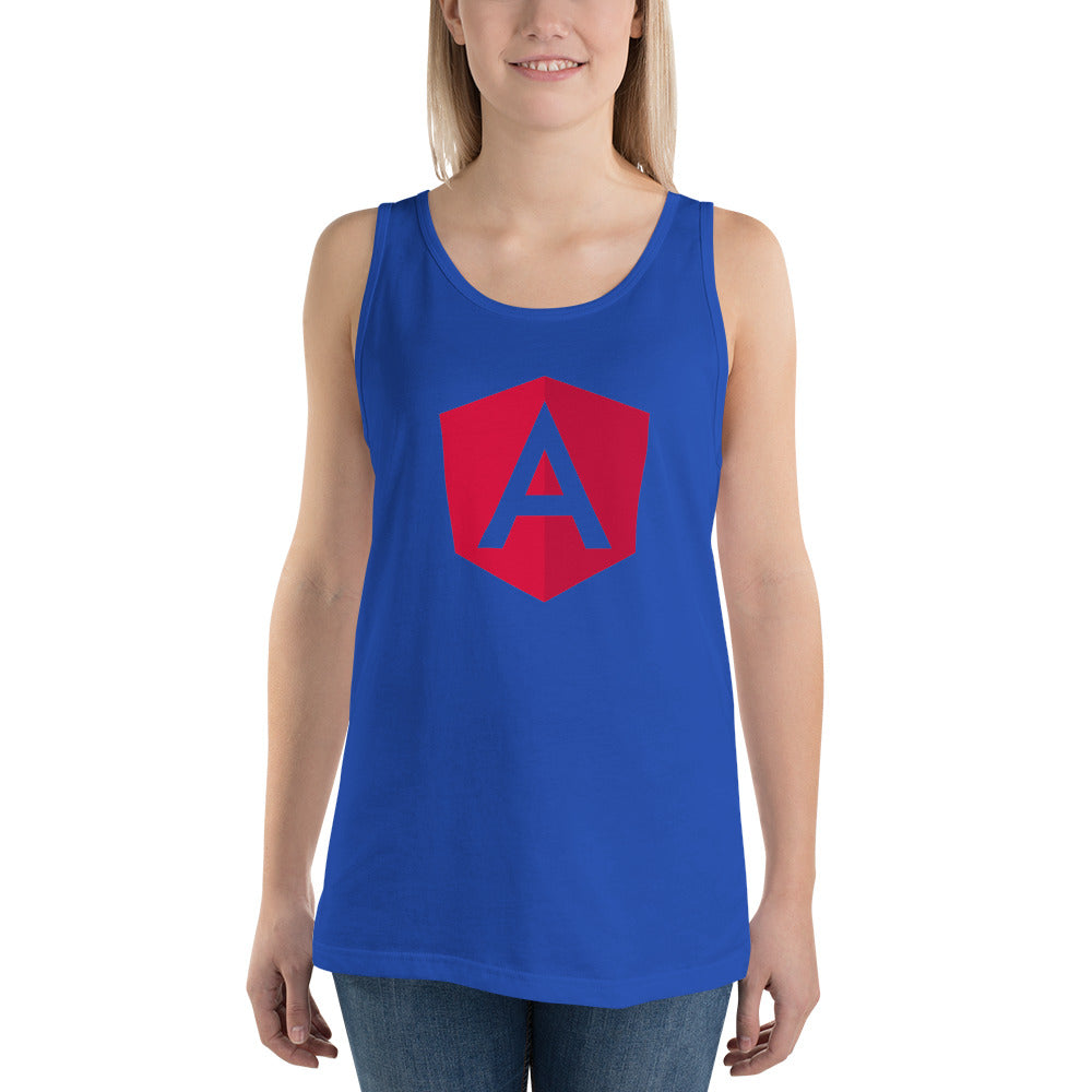 "ANGULAR" Unisex Tank Top The Developer Shop