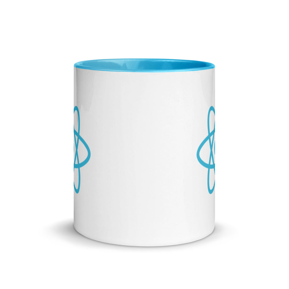 "REACT" Mug with Color Inside The Developer Shop