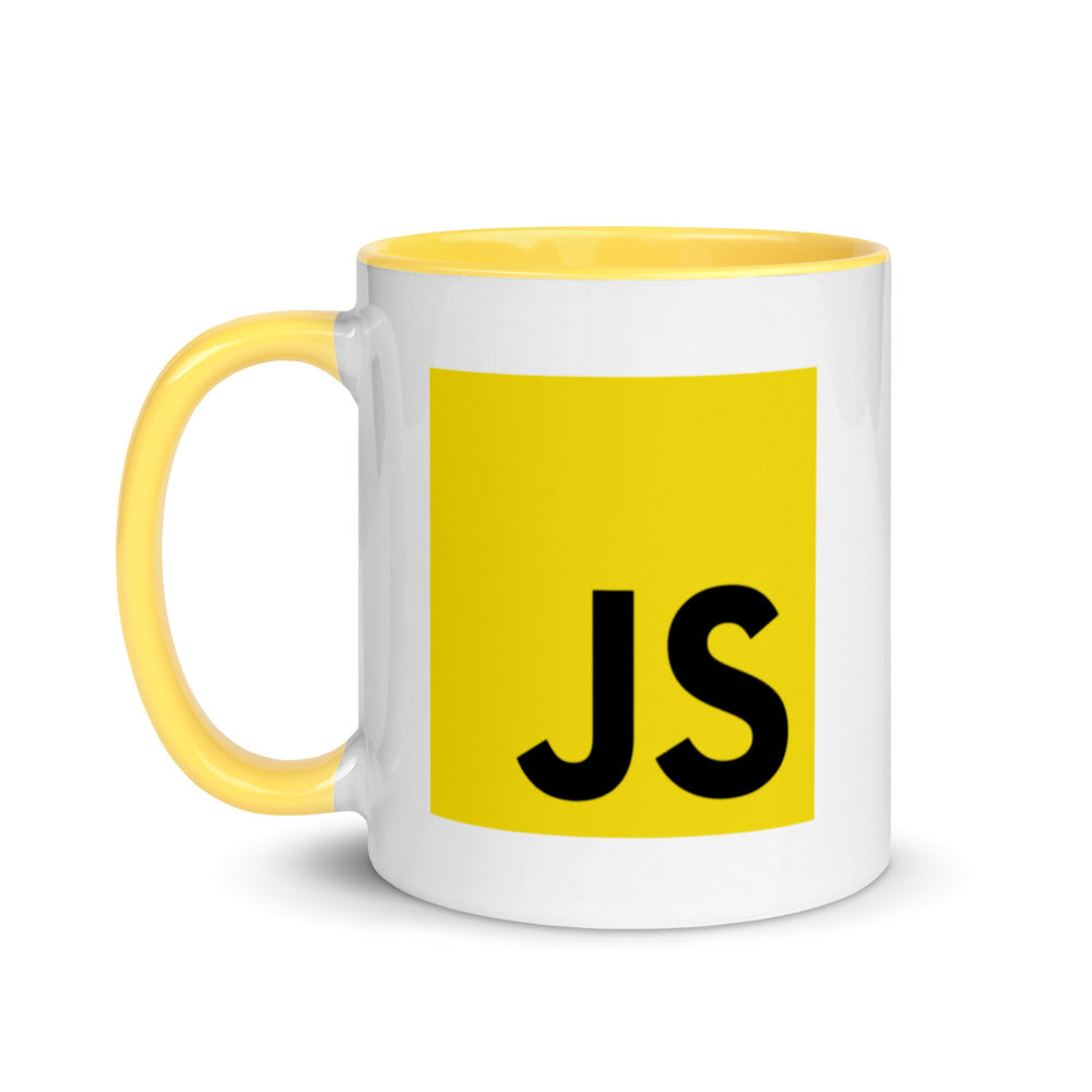 "JAVASCRIPT" Mug with Color Inside The Developer Shop