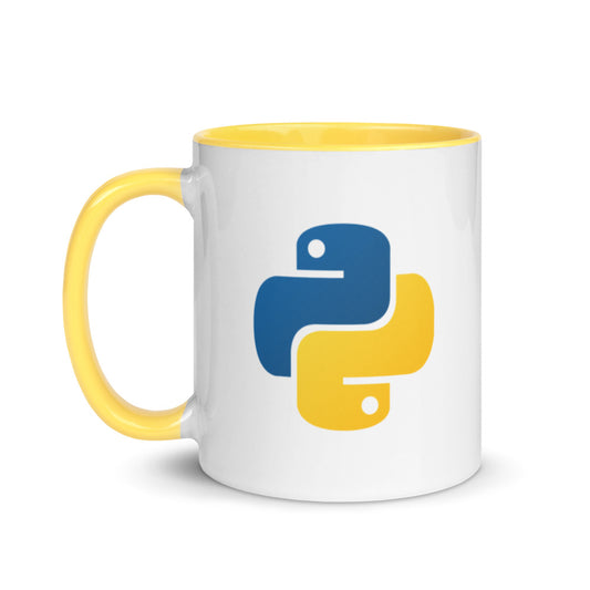 "PYTHON" Mug with Color Inside The Developer Shop