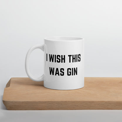 "I WISH THIS WAS GIN" Mug The Developer Shop