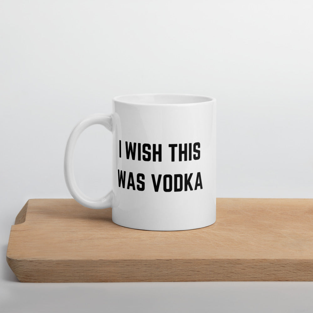 "I WISH THIS WAS VODKA" Mug The Developer Shop