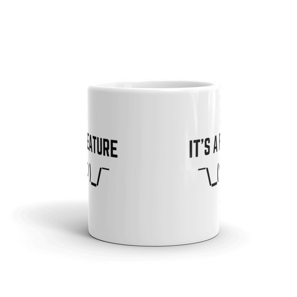 "IT'S A FEATURE" Mug The Developer Shop