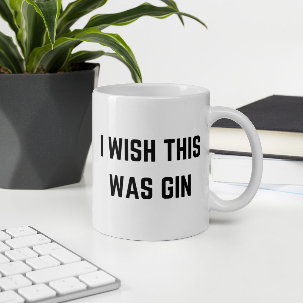 "I WISH THIS WAS GIN" Mug The Developer Shop