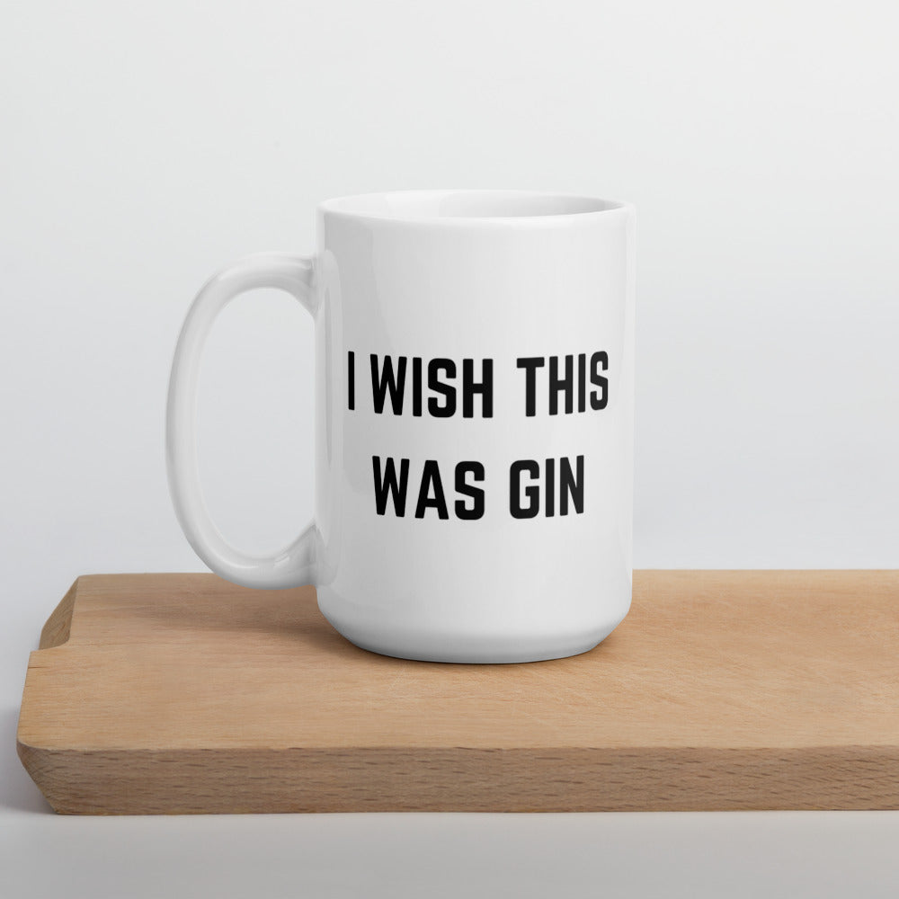 "I WISH THIS WAS GIN" Mug The Developer Shop